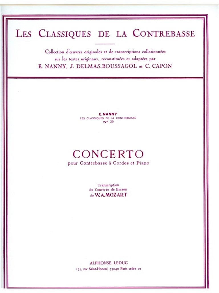 Wolfgang Amadeus Mozart: Concerto